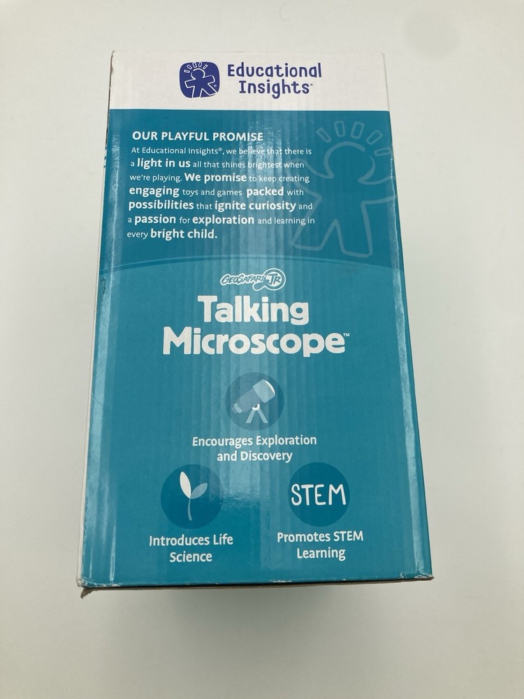 Educational Insights GeoSafari Jr Talking Kids Microscope Featuring Bindi Irwin