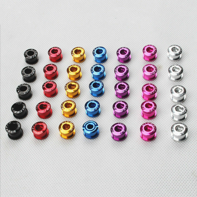 4/5PCS Litepro Alu7075 Single/Double/Triple MTB Road Bike Chainring Bolts Screws
