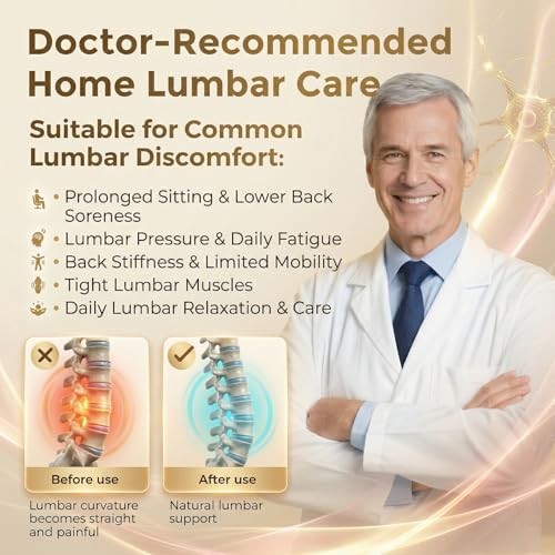 Electric Lumbar Traction Device,Lower Back Massager,Back Traction Device with