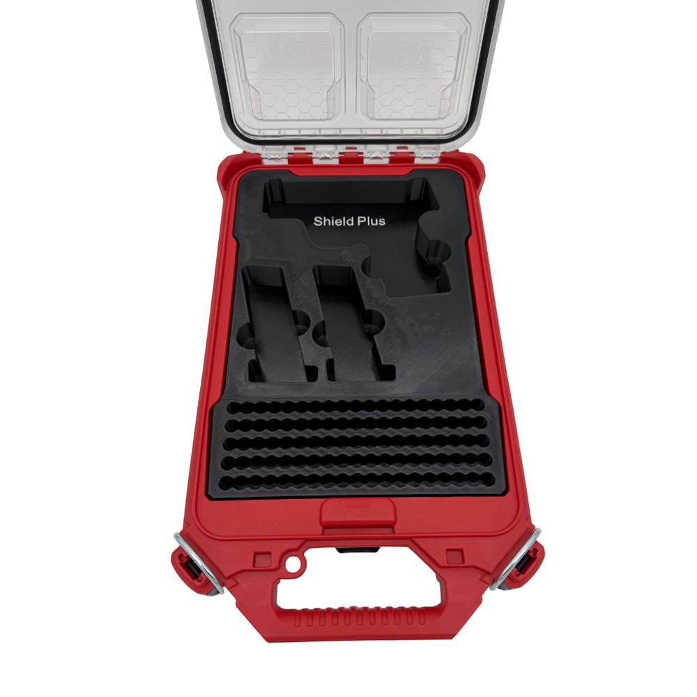 Smith & Wesson M&P9 Shield Plus Insert for Milwaukee Packout - Holds Mags & Ammo