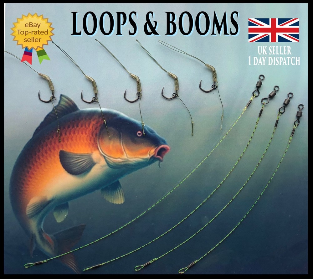 Ready Made Carp rigs - Loops & Boom - KD Loop, Maggot D Loop & Blowback Loop