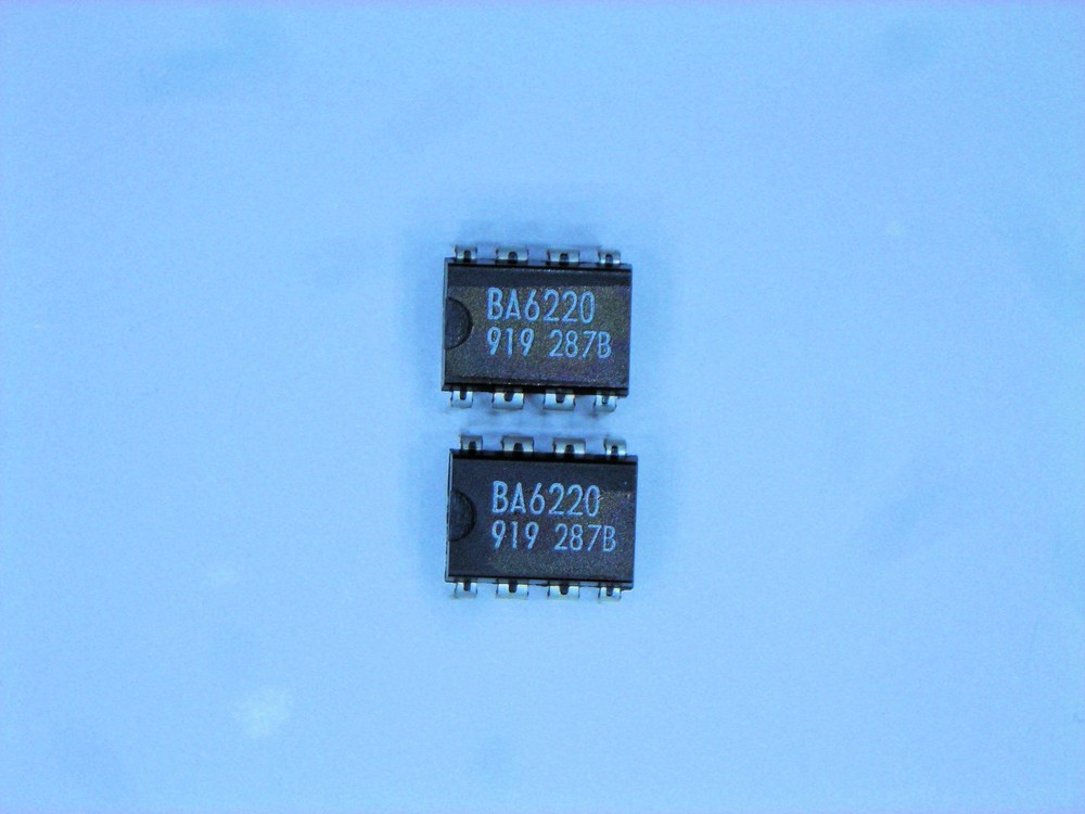 BA6220 "Original" ROHM 8P DIP IC 2 pcs