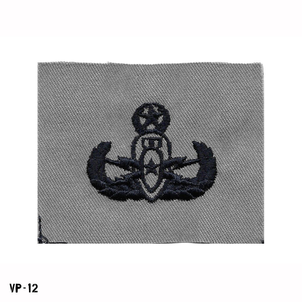 Master EOD Embroidered Badge Patch ~ US Air Force ~ ABU ~ Vanguard ~ NEW