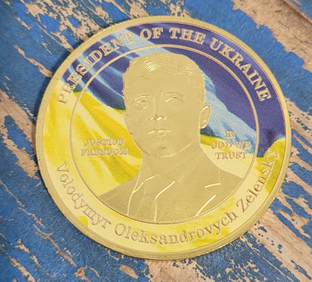 Ukraine Strong Challenge Coin
