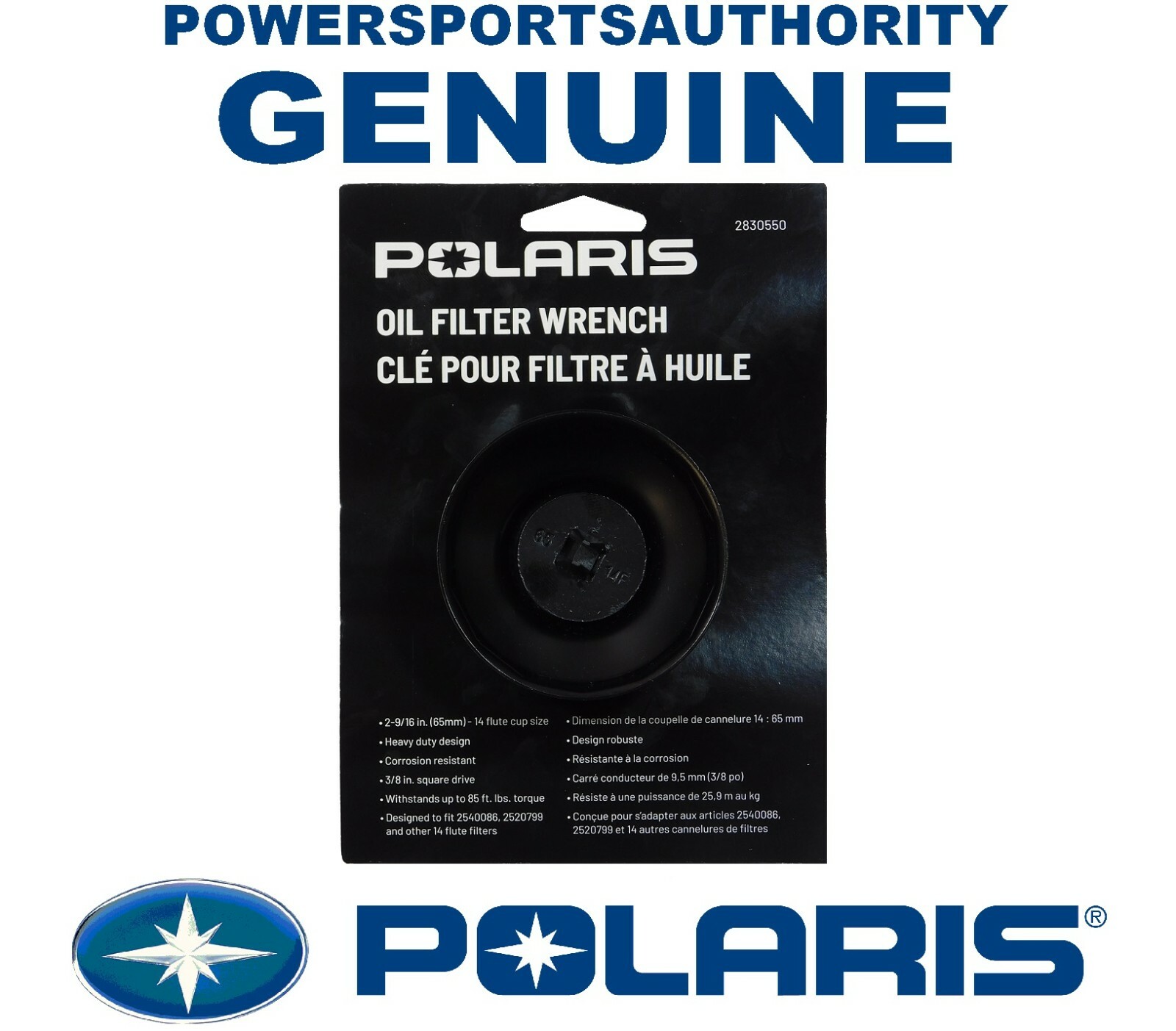 Polaris ATV & UTV OEM Oil Filter Wrench 2830550