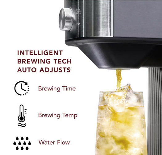 Mr. Coffee Perfect Brew Intelligent Coffee Maker Cold Brew Maker & Tea Brewer