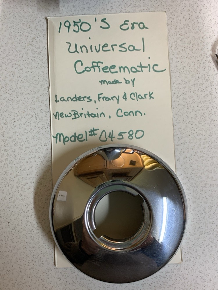 Vtg Universal COFFEEMATIC Percolator Lid Stainless Mod#c4580 LID Only