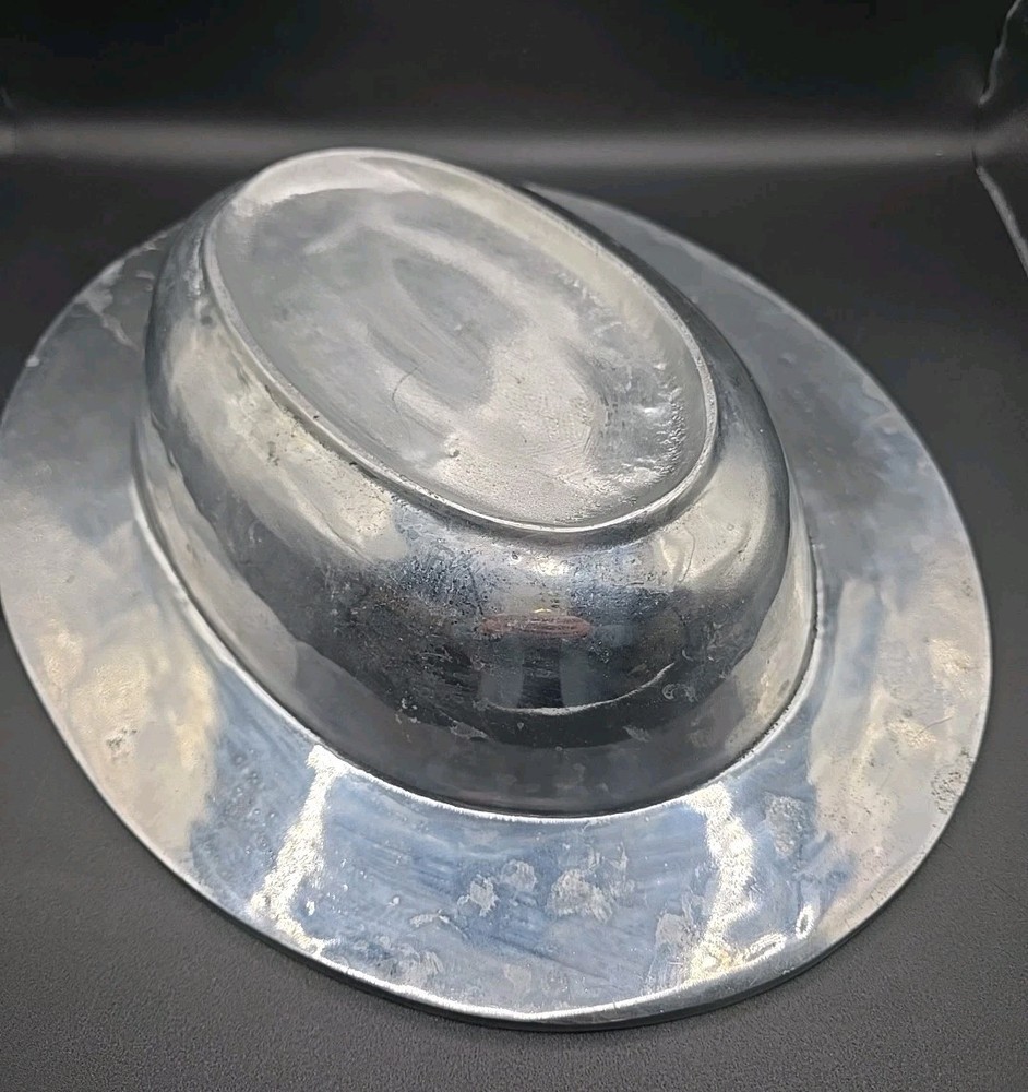 Vintage Silver Plated Serving Bowl Deep Oval Bowl