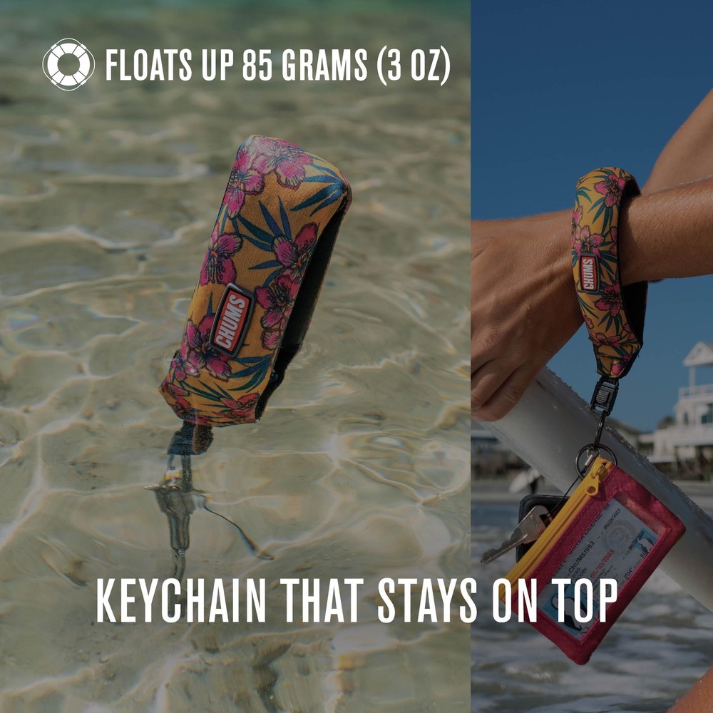 Chums SportFloat Floating Wrist Strap – Waterproof Flotation Strap Keychai