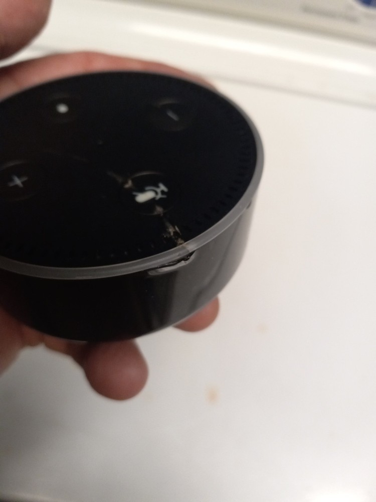 Amazon Echo Dot 2nd Gen Model No RS03QR Black - Unit Only NO CORDS