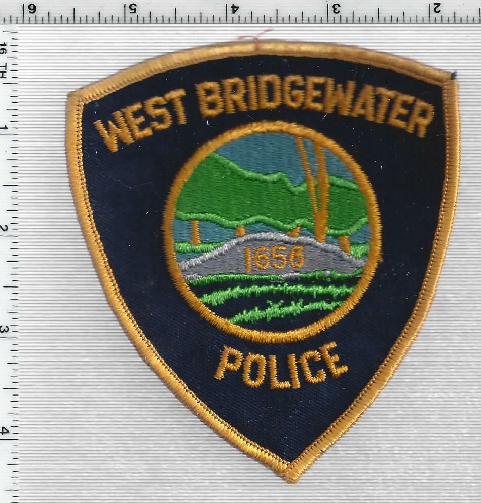 West Bridgewater Police (Massachusetts) 1st Issue Shoulder Patch
