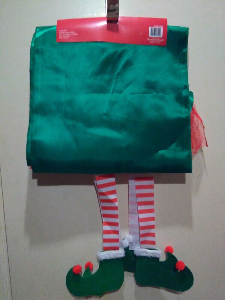 Happy Holidays Elf Legs Table Runner Design