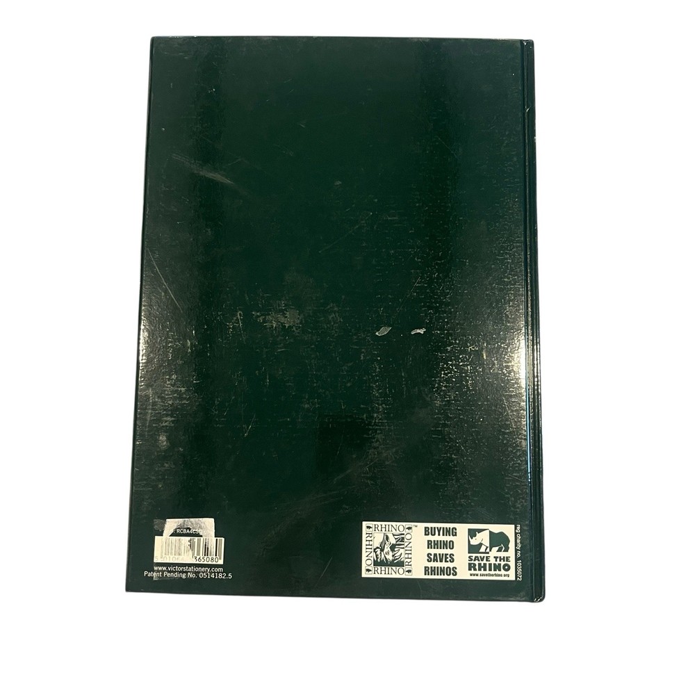 Rhino Green A4 Calculator Notebook Grid Graph Paper Working School Learning