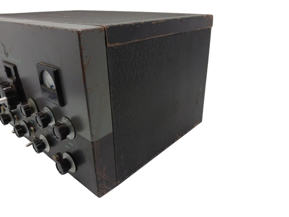 Vintage Johnson Viking II HF tube Transmitter Copper Plated Case