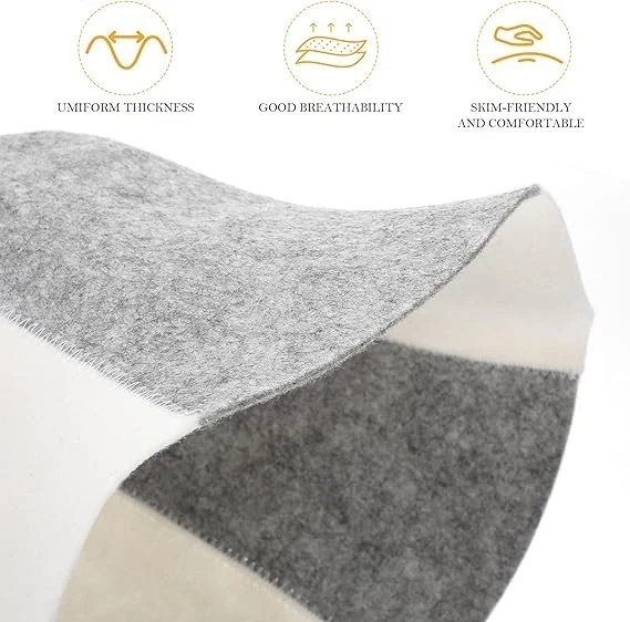 2 Pack Hat Polished Wool Hat Indoor Felt Hat Russian Banya Cap