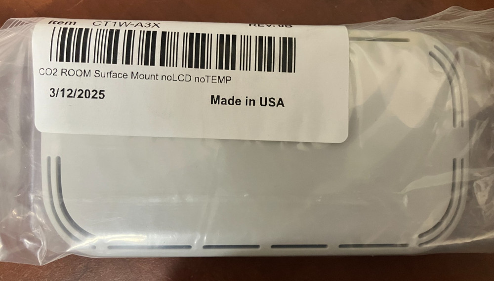 CT1W-A3X SENVA Surface Mount CO2 Sensor No LCD, No Temp