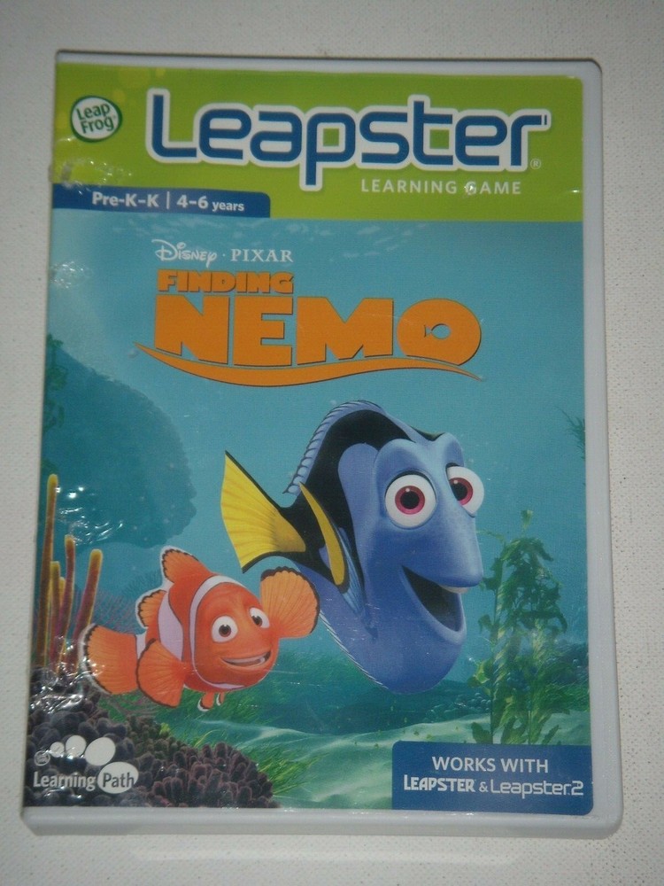 Leapster Learning Game Disney PIXAR Finding Nemo