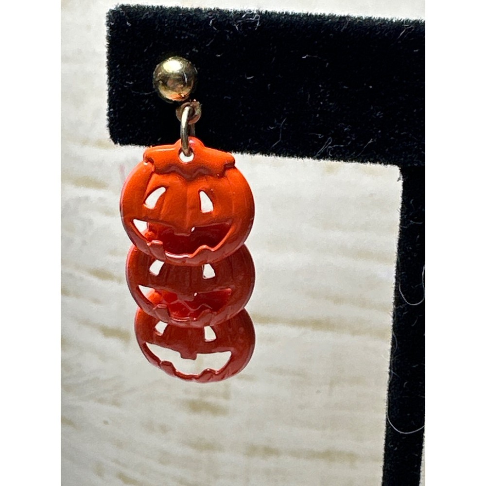 Vintage Avon jack-o’-lantern earrings