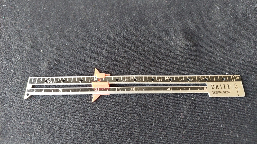 DRITZ SEWING GAUGE. VINTAGE