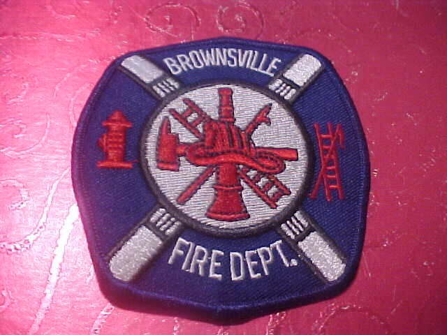 BROWNVILLE TEXAS FIRE PATCH SHOULDER SIZE UNUSED