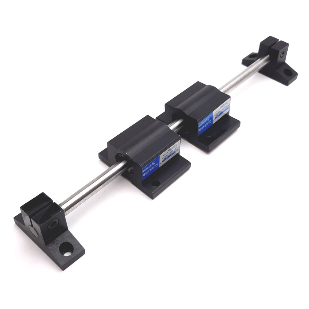 Thomson 1BA04AH0L8 Linear Guide, 2x Pillow Blocks, 100 lbf Max, 8" Length