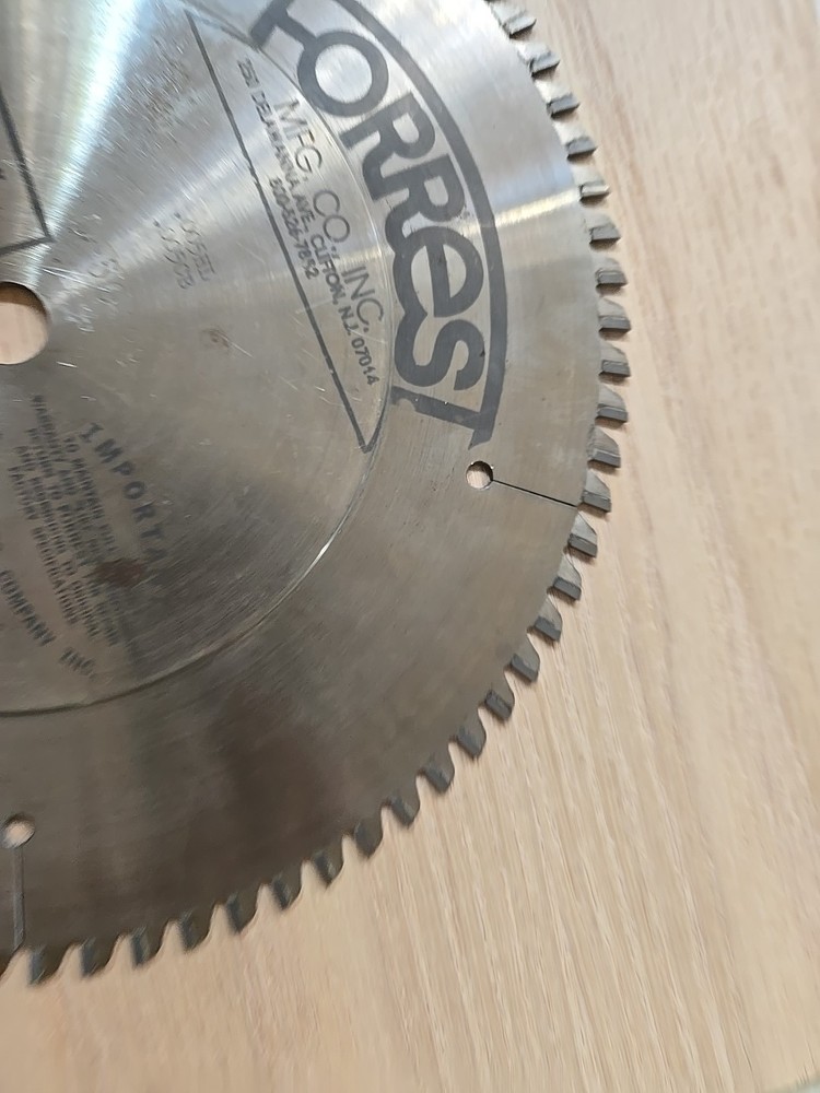 Forrest Duraline Thin-rim 10 Inch Blade 80 teeth