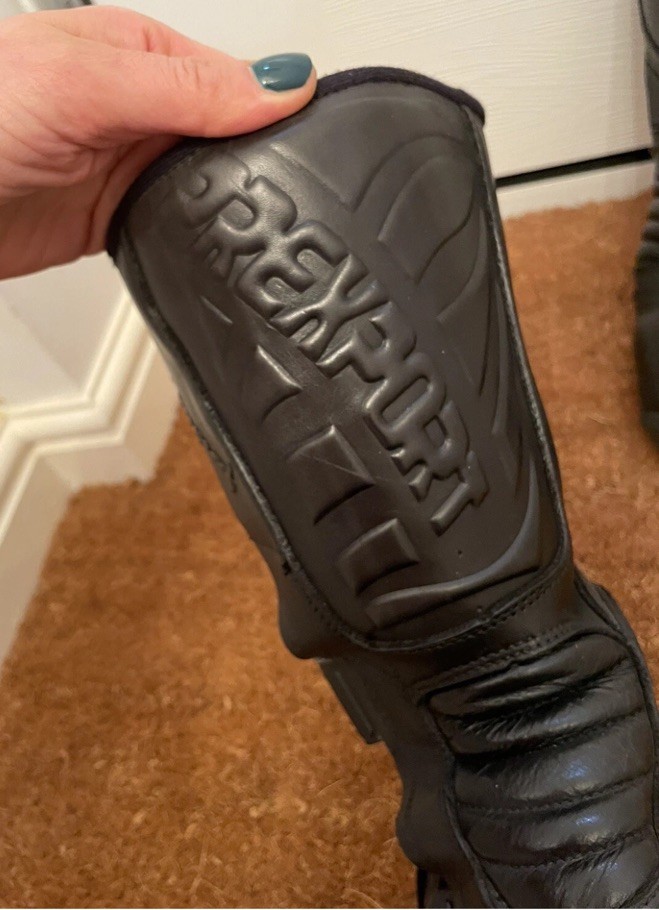 MOTORCYCLE BOOTS Precport size 8 Uk