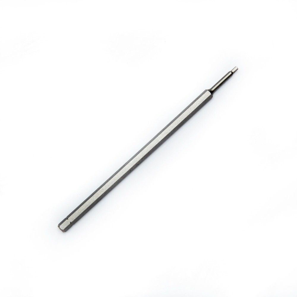 Genius Tools 1/4" Hex Shank, 3mm Hex Screwdriver Bit, 160mmL - 2733