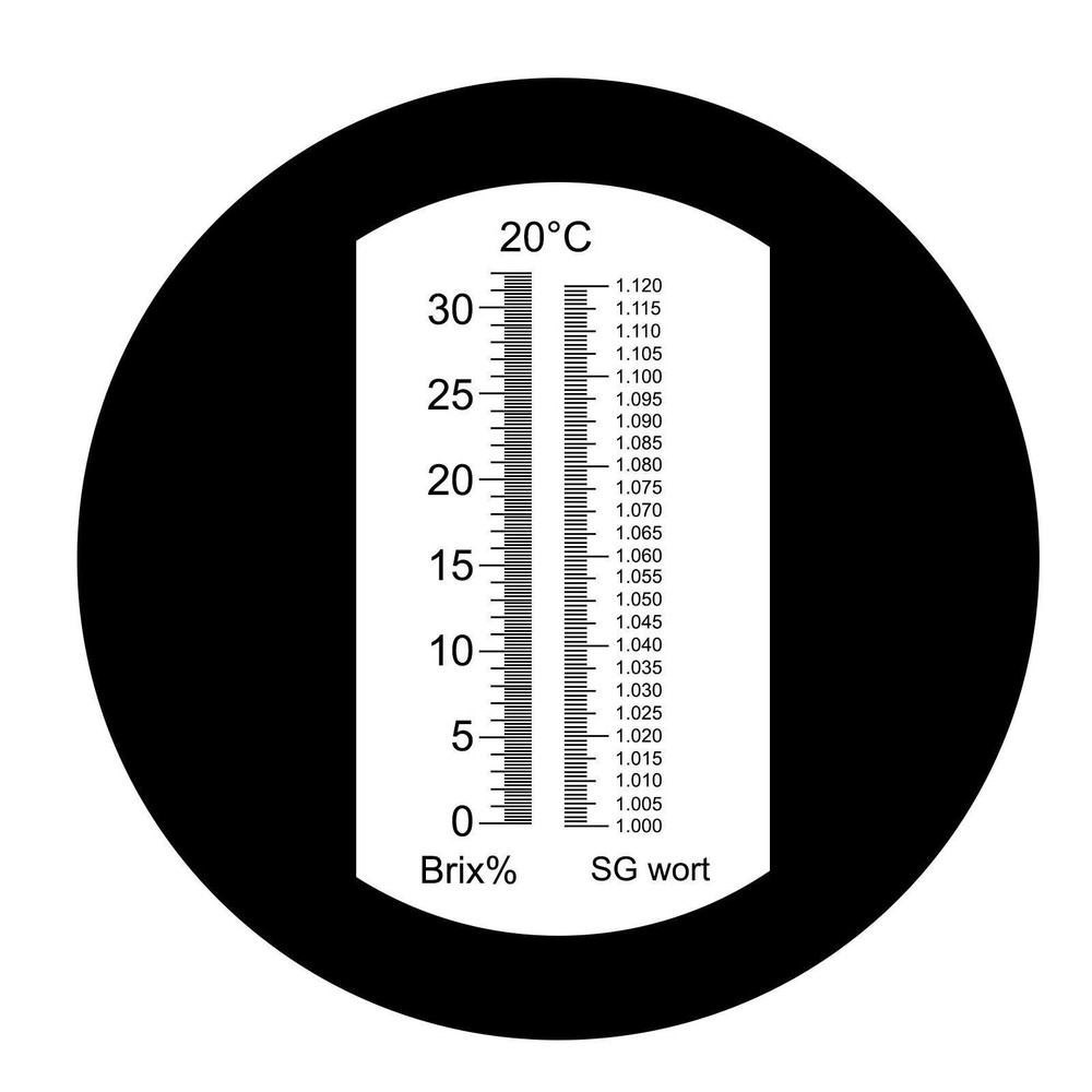Ade Advanced Optics ATC 0-32% Brix +1.000-1.120 Specific Gravity Refractometer