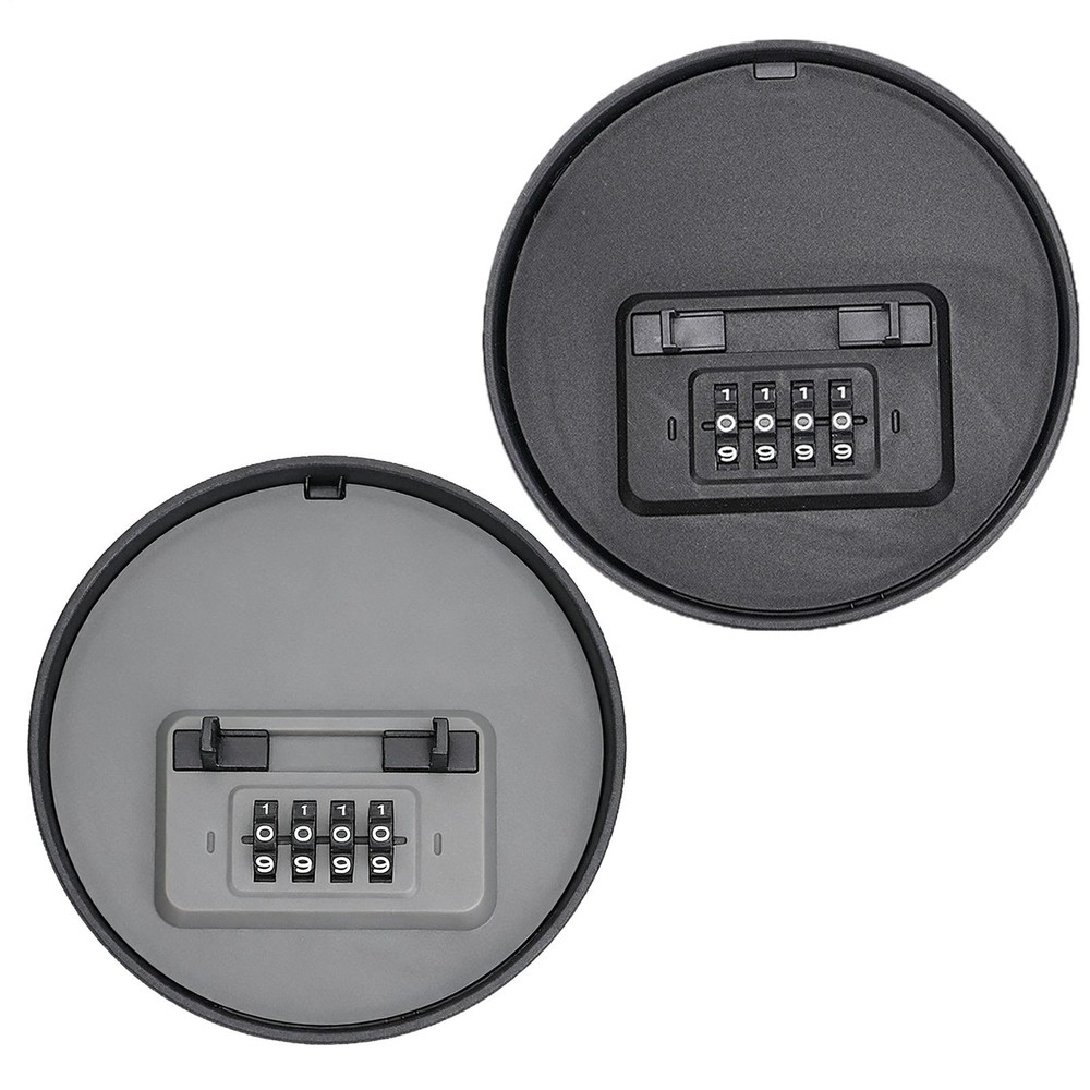 4 Digit Key Safe Lock Box Combination Wall Mount Security Storage Case Organizer