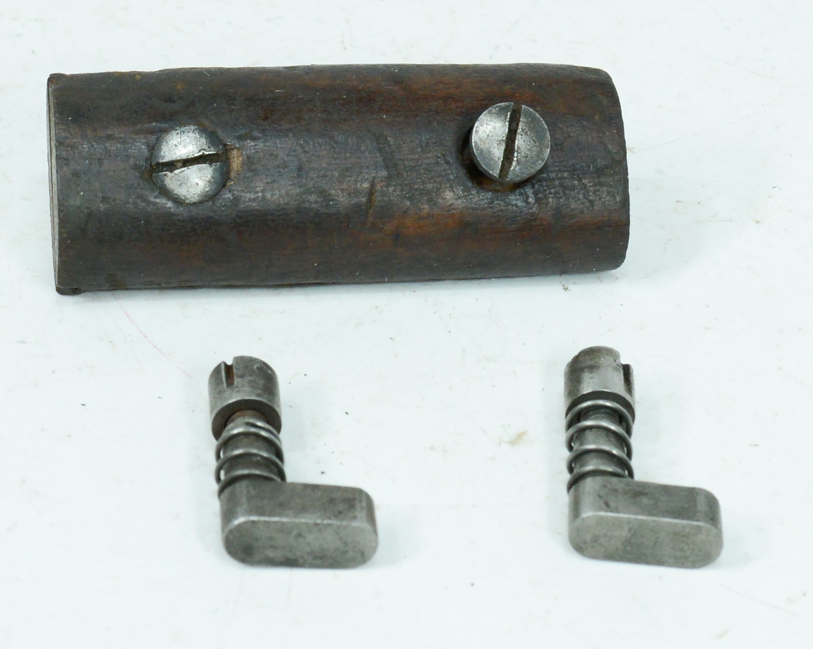 LOT WWI British Pattern 1888 Bayonet Grips Screws Escutcheons Lugs Springs Nuts