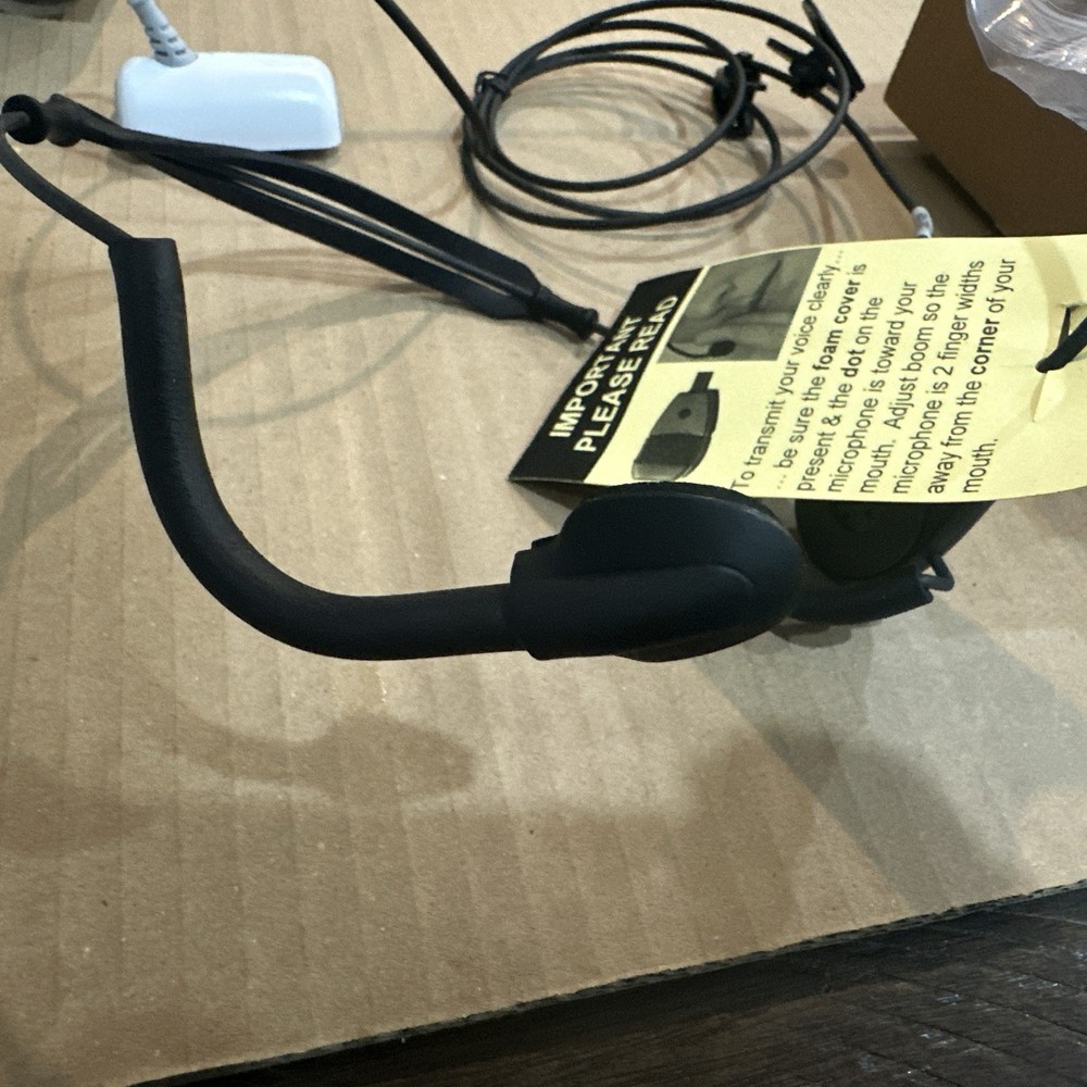 Vocollect Speech Recognition Wired Behind-the-Head Headset Extreme lightweight