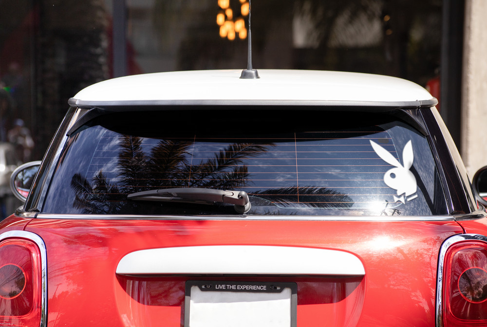 Playboy Bunny Car Window Vinyl Decal