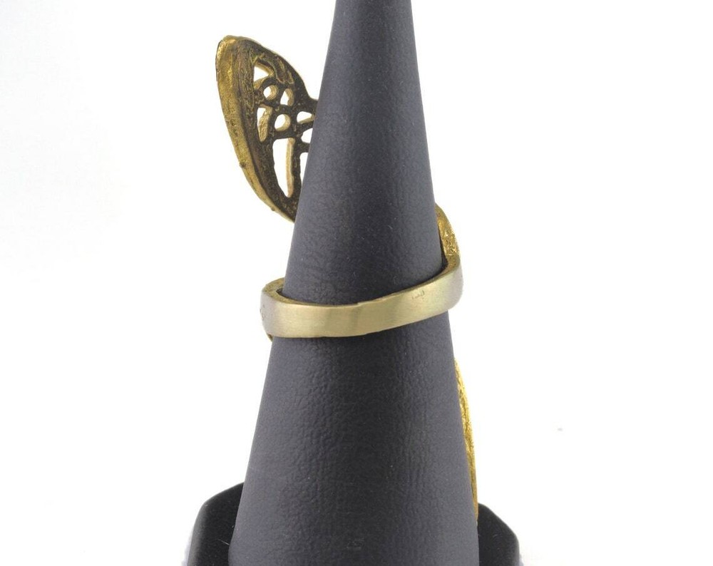 Adjustable Ring Raw brass (18.5mm 8.5US inner size) 2706