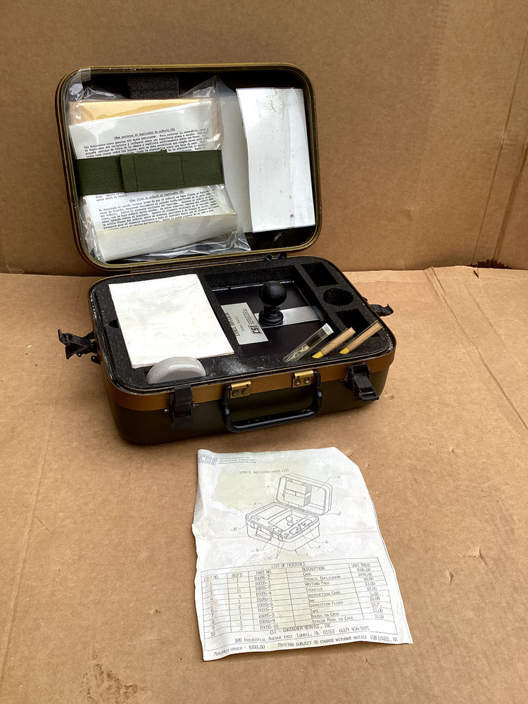 Stencil duplicating kit 7520-00-761-2151