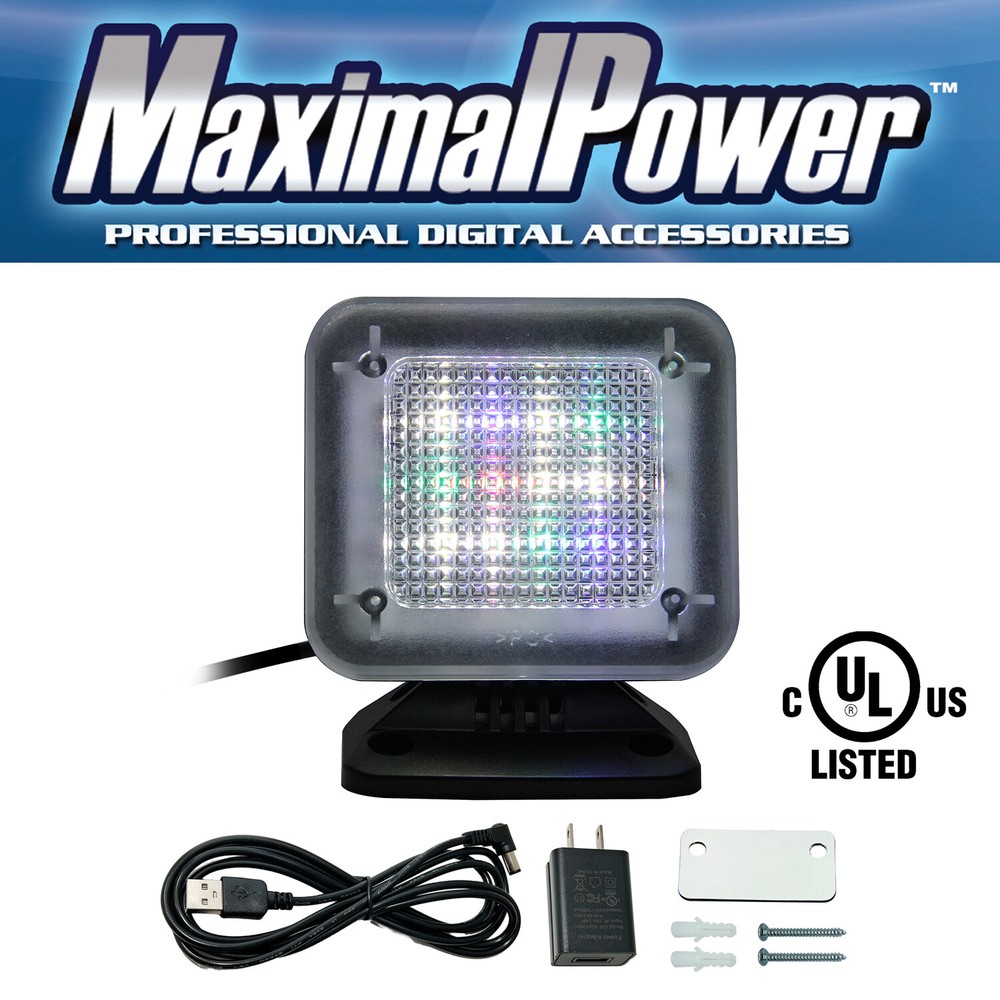 MaximalPower Fake TV Simulator Extra Bright LED Light & Timer (UL Certified)