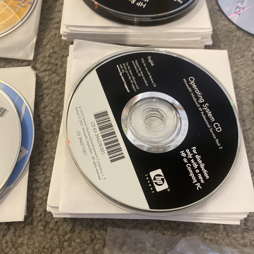 Vintage Computer Software Disc Lot Software Restore Operating Systems Games 250+