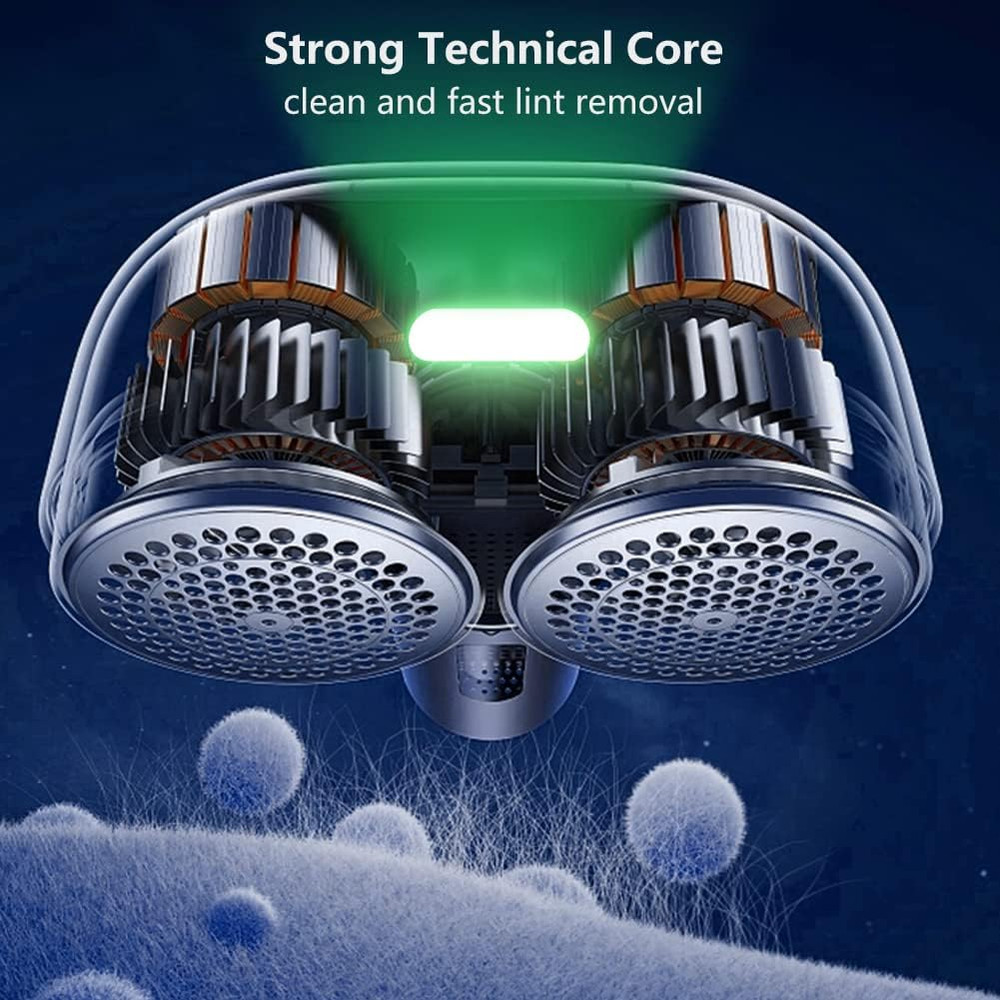 Professional Dual-Head Fabric Shaver
