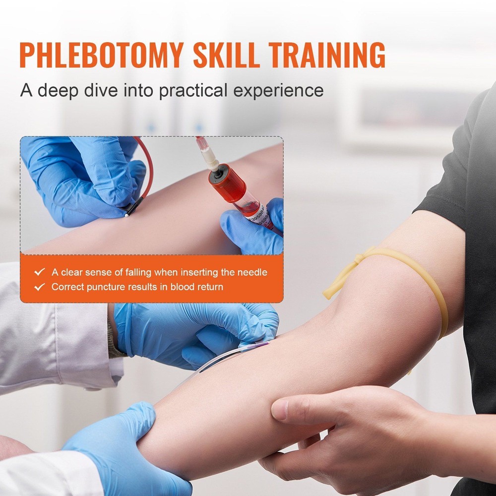 Practical Phlebotomy Training Kit with Soft Tissue Arm, 3-Layer