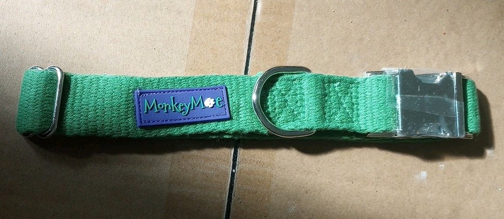 2 Dog Collars Heavy Duty Medium Adjustable Quick Release Durable Non Allergenic