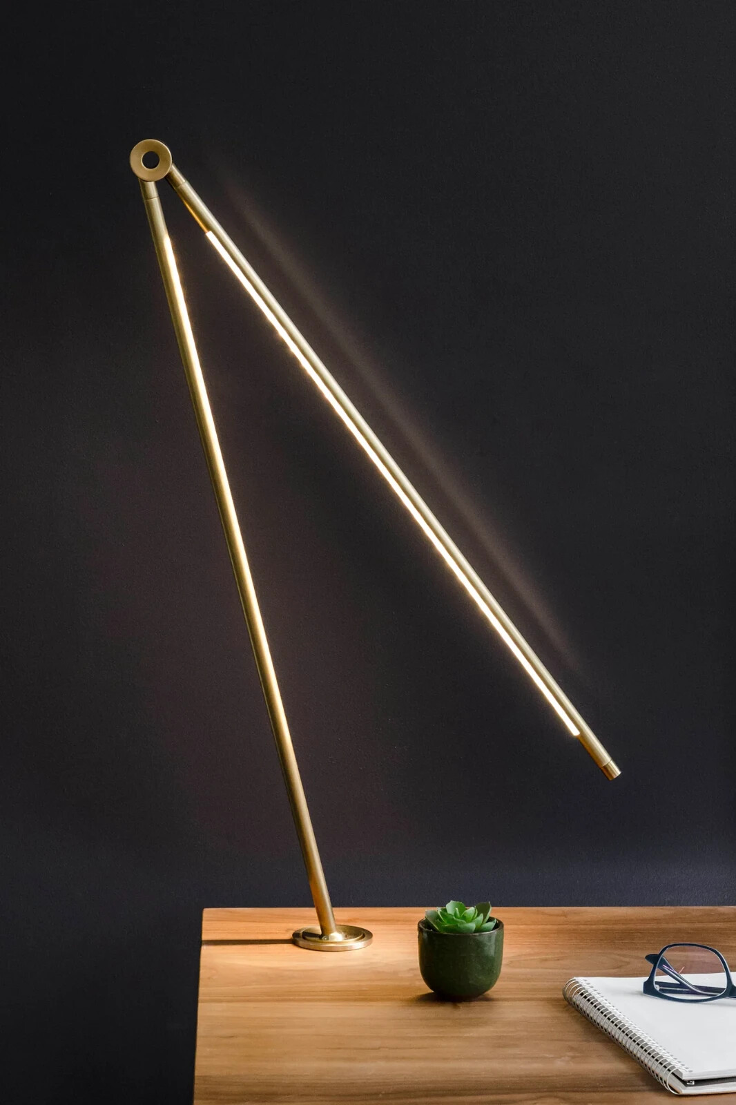 Desk Lamp "THIN" for Juniper Design by Peter Bristol (with desk insert)