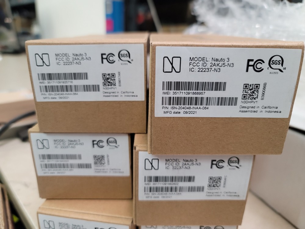 Nauto 3 Safety Camera AI Driver Fleet Dash Cam Bluetooth Wireless Device NOB