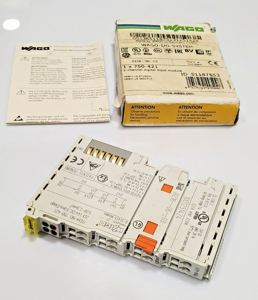 WAGO 750-421 2-Channel Digital Input Module