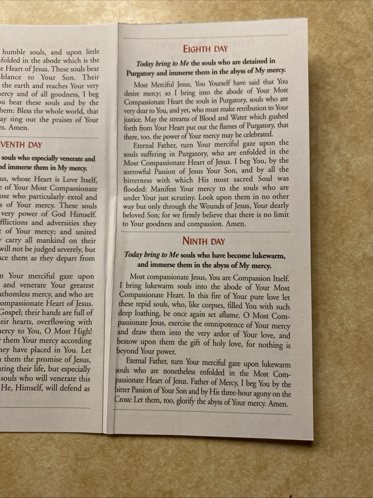 Divine Mercy Chaplet And Novena