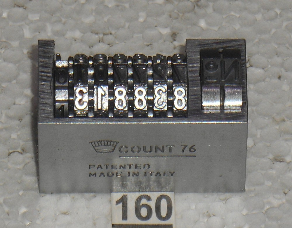 COUNT SKP 2 | letterpress numbering machine | 160