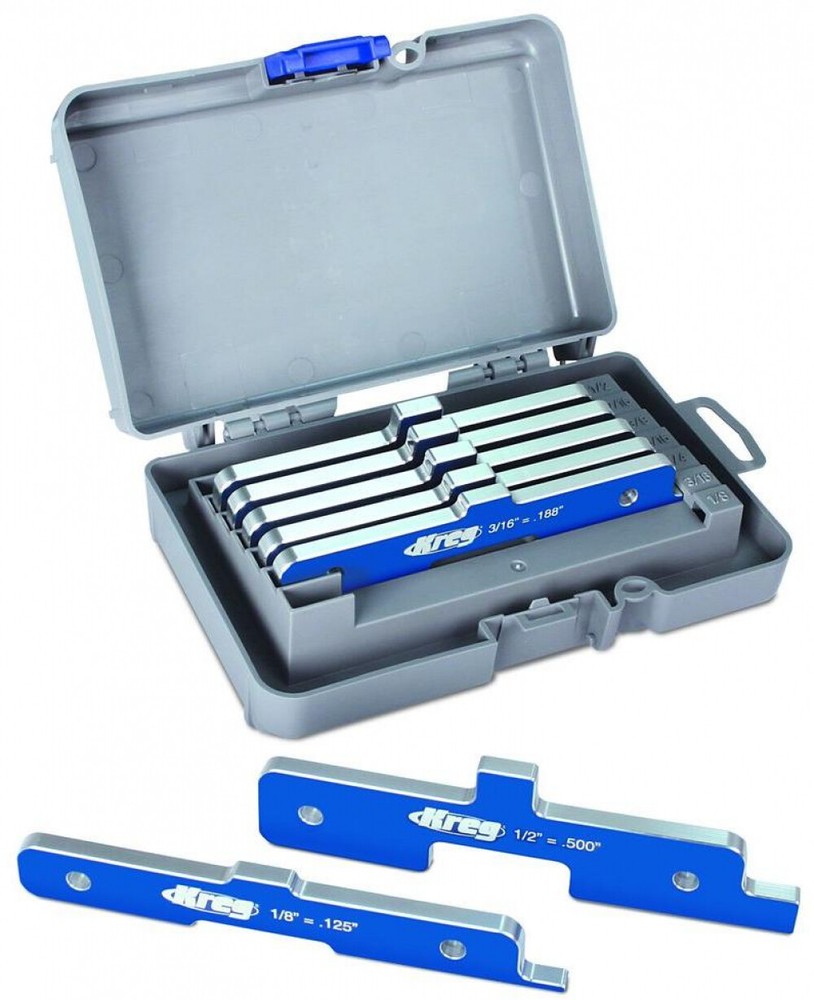 Kreg Precision Router Table Setup Bars Three-Gauge Design Concave Step Aluminum