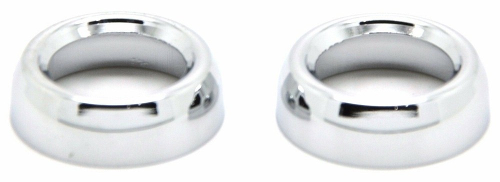 Toggle Switch Face Nut Cover Set for Peterbilt Dash Chrome Plastic GG67261 Pair