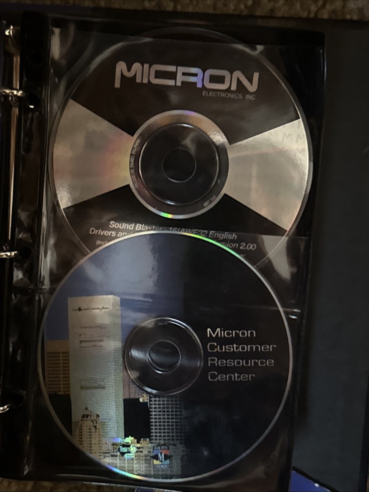MICRON Electronics Inc. Owners Manual With Cds Booklets Activision Microsoft 90s
