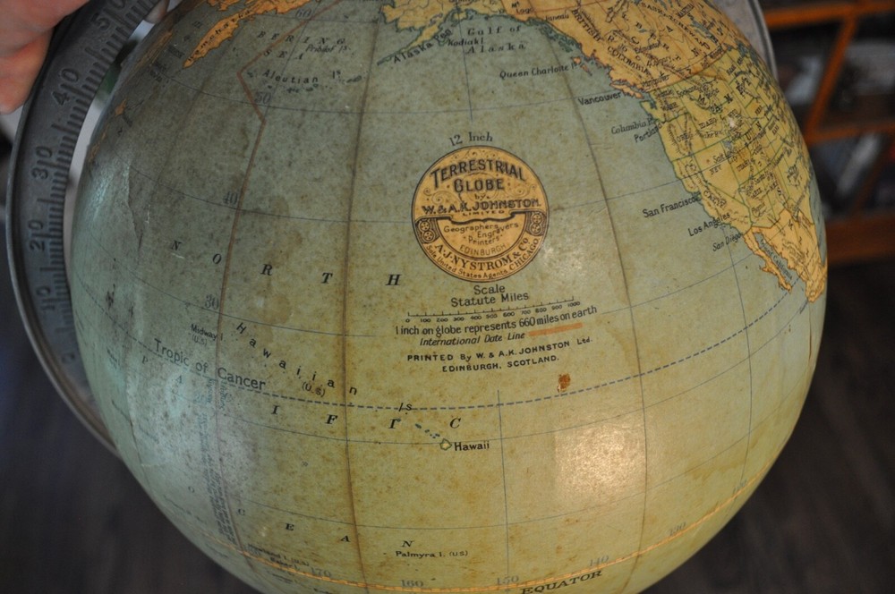 A.J. Nystrom 12" Terrestrial Classroom Globe