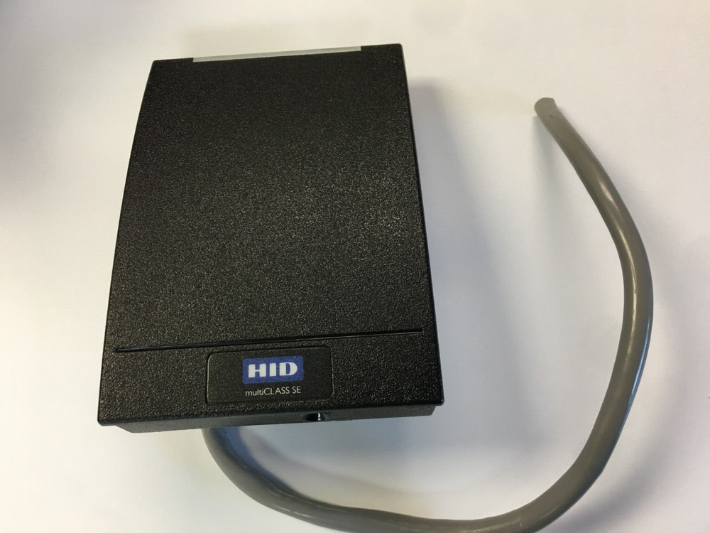 HID 920PTNNEK00000 multiCLASS RP40 Wall Switch Reader - Black Tested & Working
